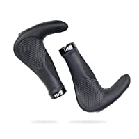 AARON Horn - Puños de Gel con acoples y amortiguación - Diseño ergonómico Antideslizante - para bicis utilitarias…